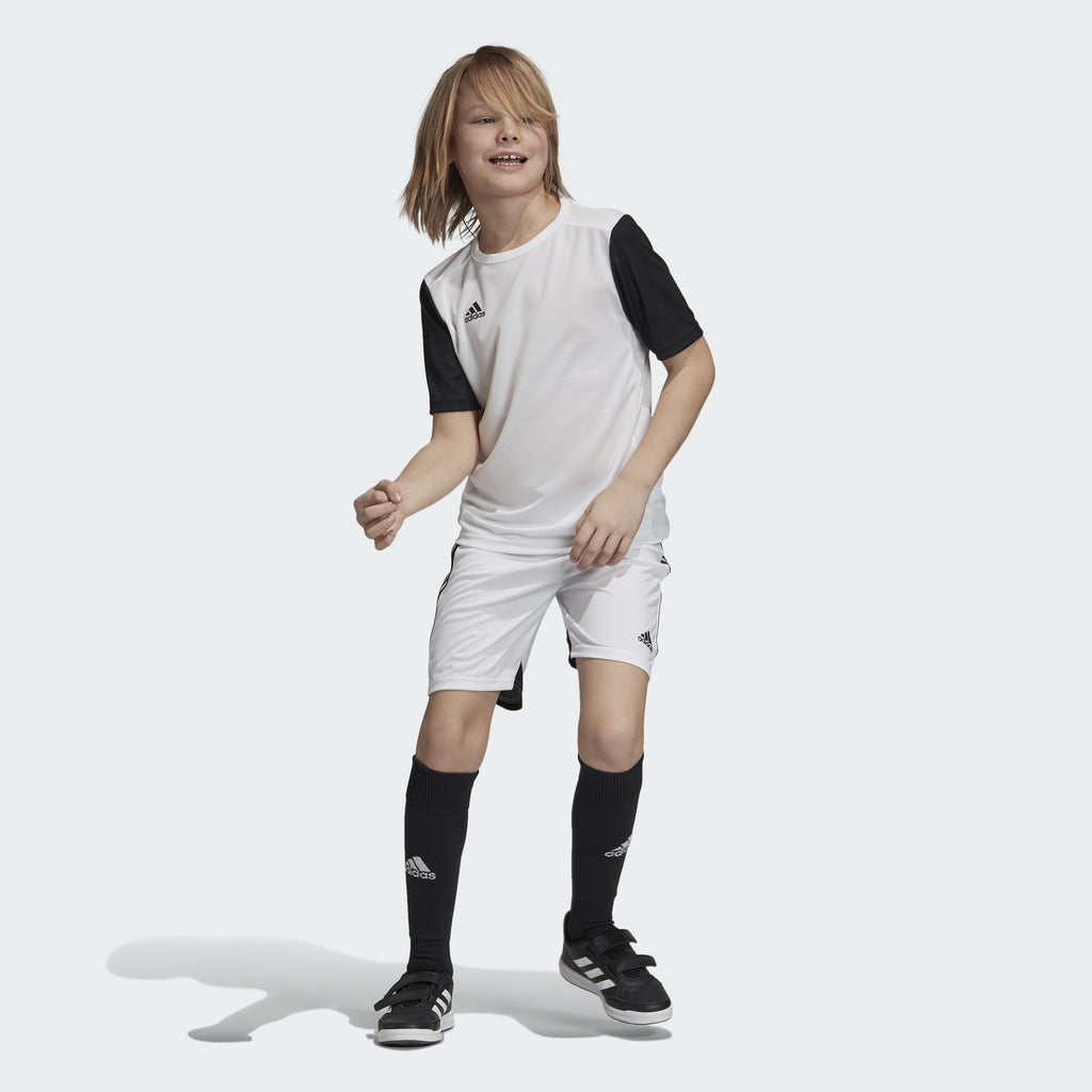 adidas Youth Tastigo 19 Shorts-White / Black