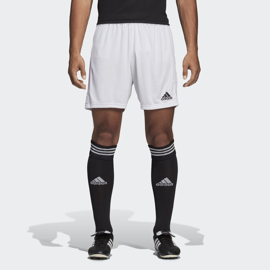 adidas Mens Tastigo 19 Shorts- White / White - DW9146-ADIDAS by Adidas | Available at Niky's Sports