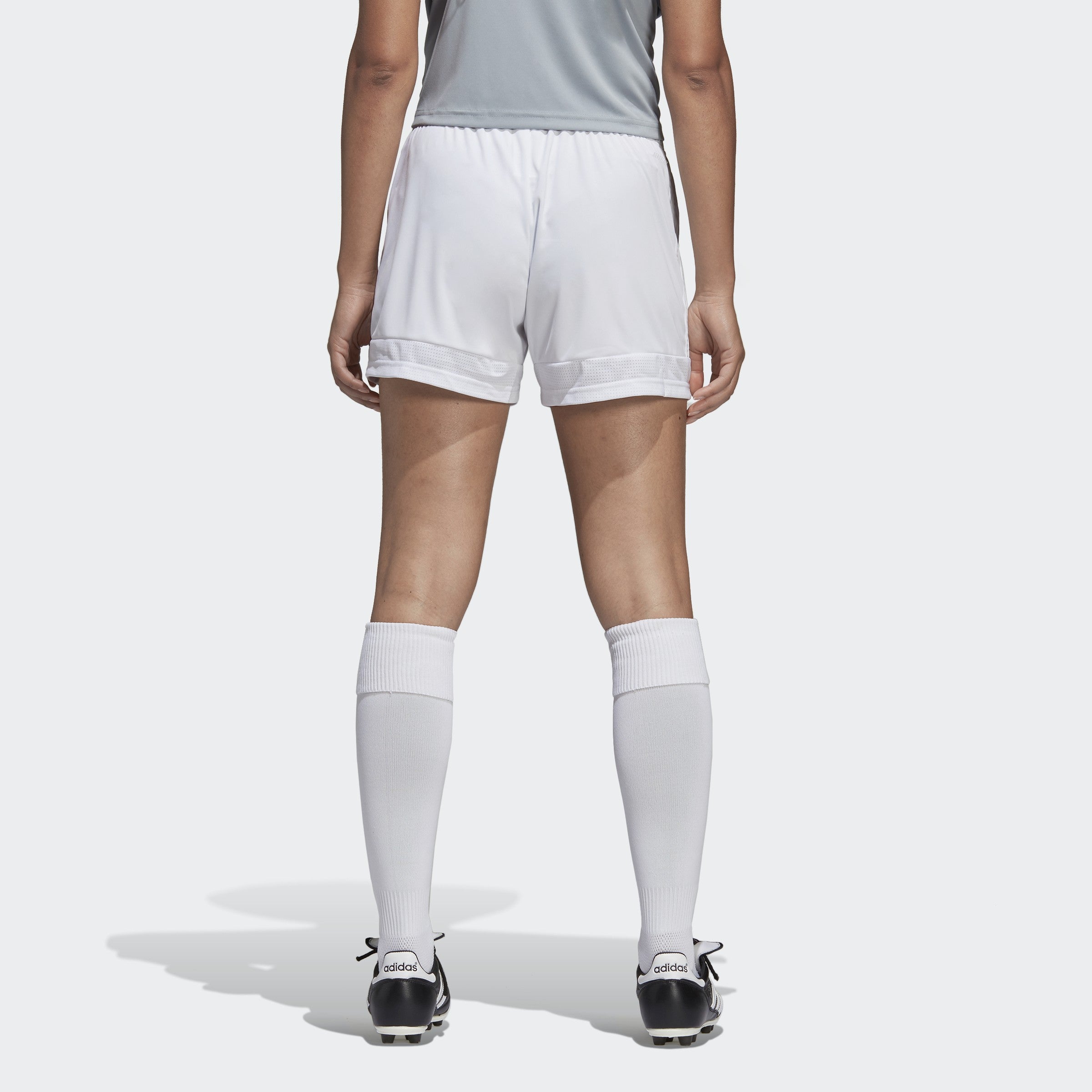 adidas Tastigo Women's 19 Soccer Shorts-White - DW9147-ADIDAS by Adidas | Available at Niky's Sports
