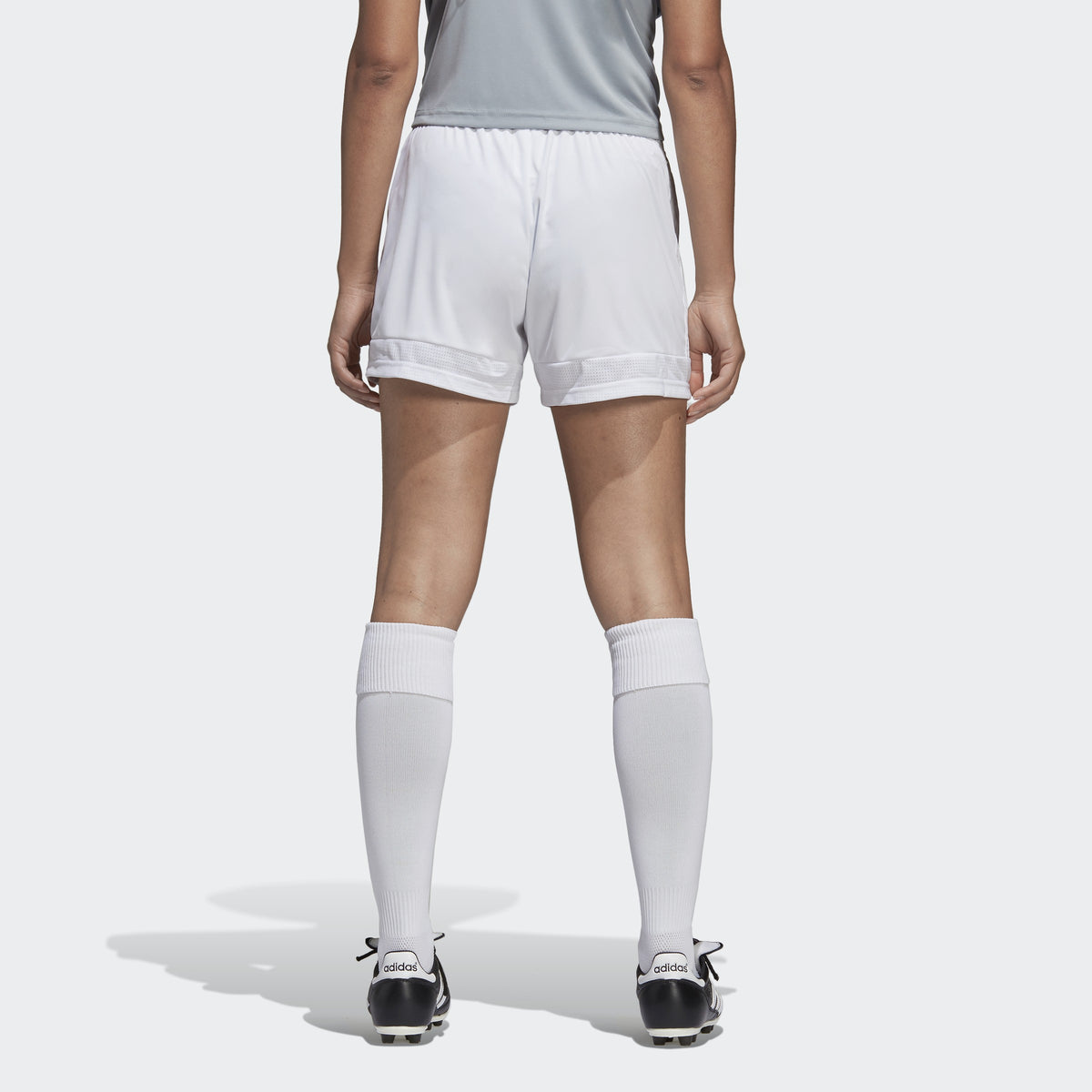 adidas Tastigo Women's 19 Soccer Shorts-White - DW9147-ADIDAS by Adidas | Available at Niky's Sports