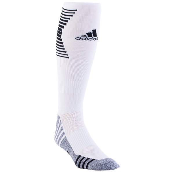 ADIDAS TEAM SPEED 3 OVER-THE-CALF SOCK (WHITE/BLACK) - 5153854-ADIDAS by adidas | Available at Niky's Sports