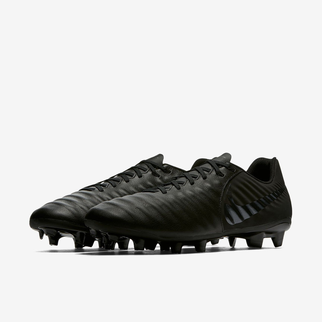 Men's Legend 7 Academy FG Soccer Cleats - Black/Light Crimson - AO2596-001-NIKE by Nike | Available at Niky's Sports