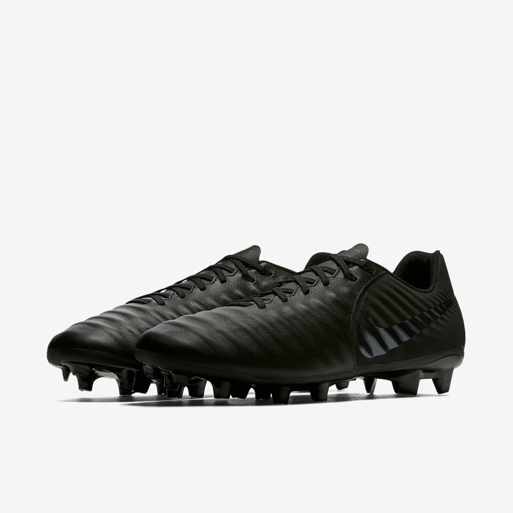 Men's Legend 7 Academy FG Soccer Cleats - Black/Light Crimson - AO2596-001-NIKE by Nike | Available at Niky's Sports