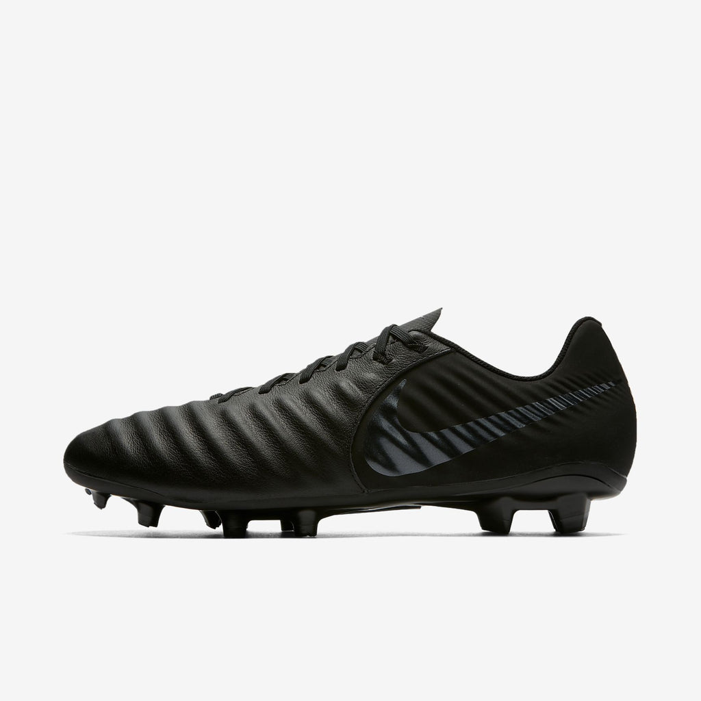 Men's Legend 7 Academy FG Soccer Cleats - Black/Light Crimson - AO2596-001-NIKE by Nike | Available at Niky's Sports