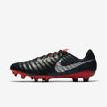 Men's Tiempo Legend VII Pro FG Soccer Cleats - Black/Light Crimson/Silver