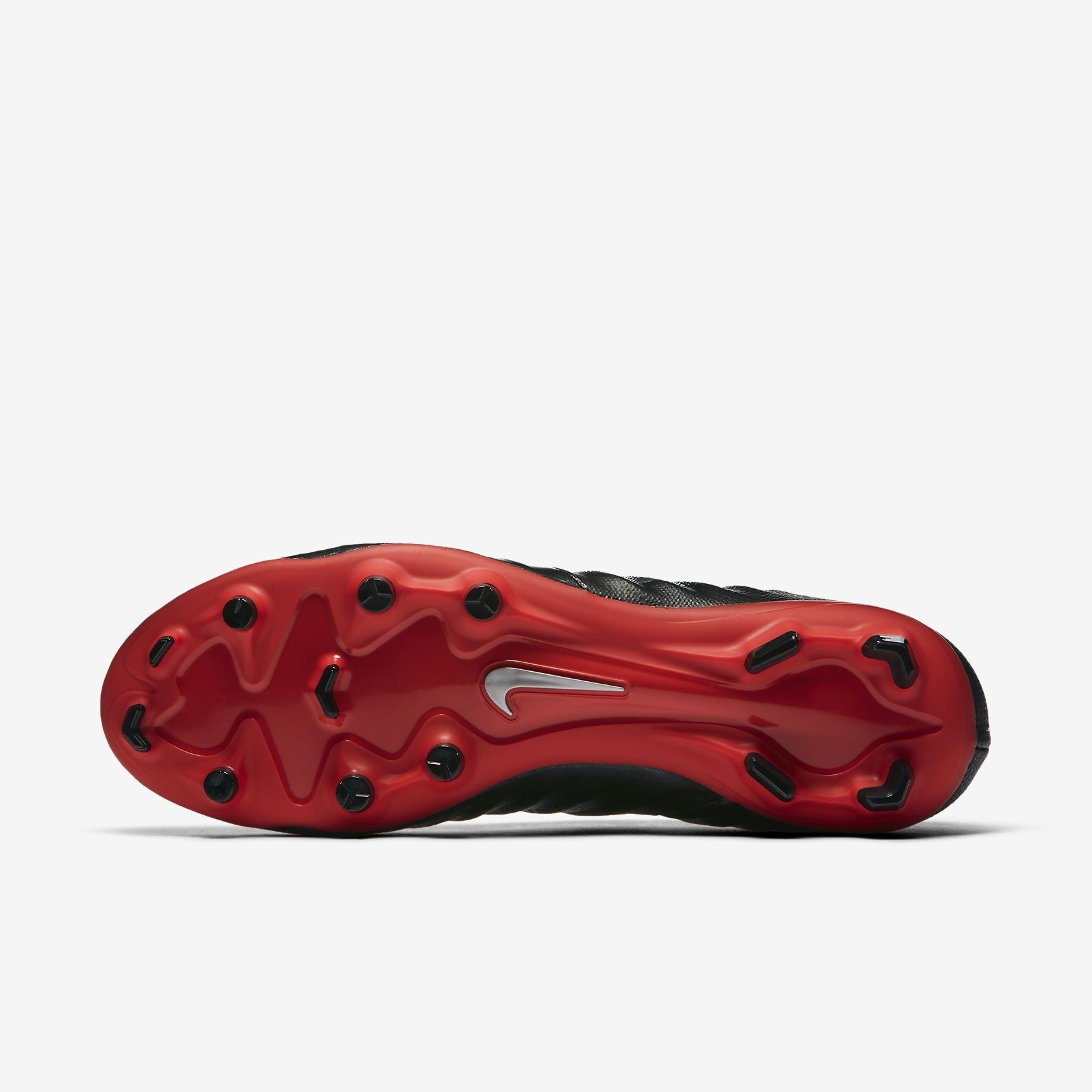 Men's Tiempo Legend VII Pro FG Soccer Cleats - Black/Light Crimson/Silver