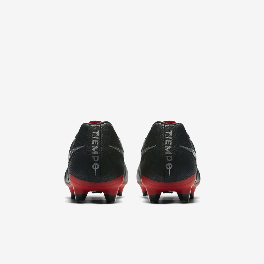 Men's Tiempo Legend VII Pro FG Soccer Cleats - Black/Light Crimson/Silver