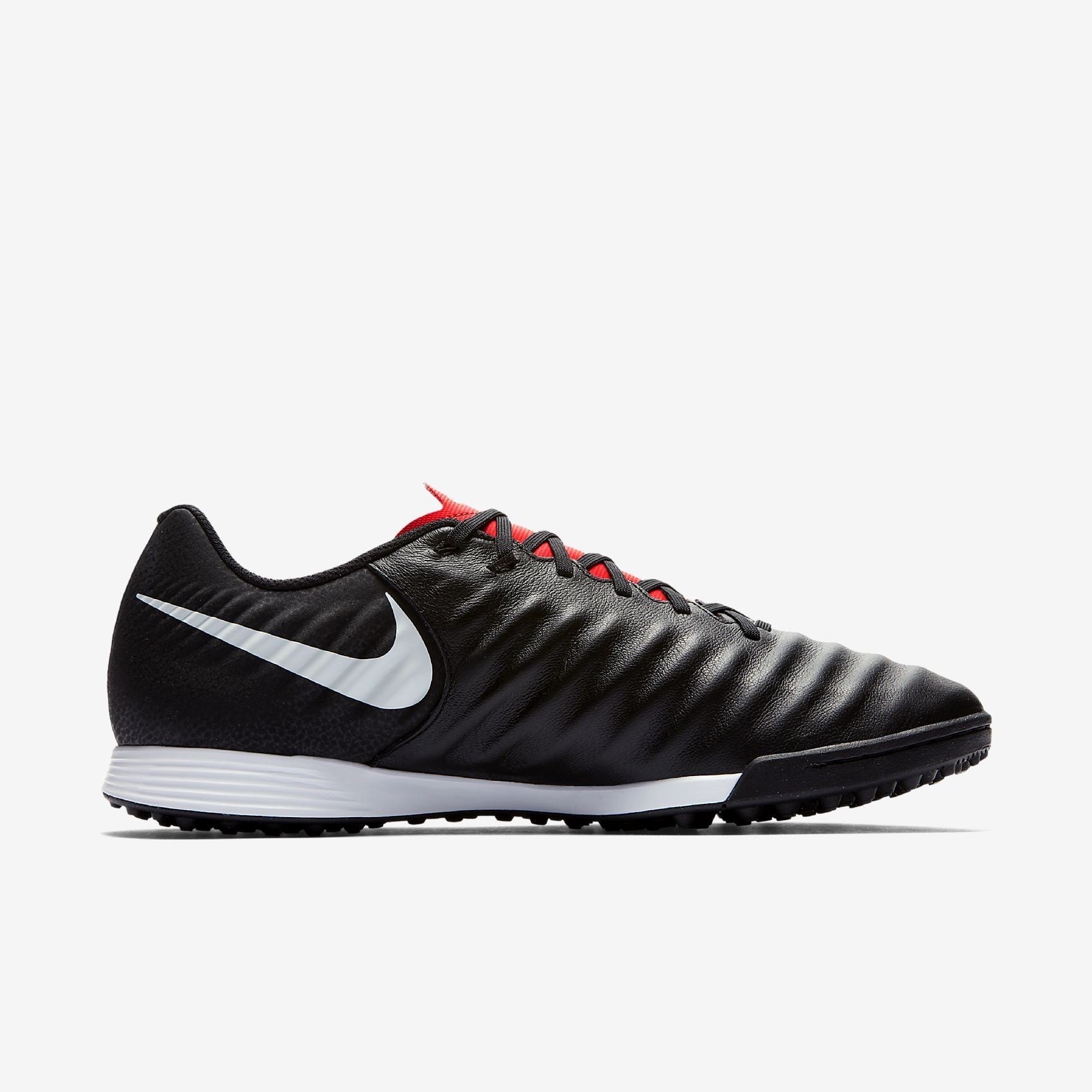 Men's TiempoX Legend VII Academy TF Soccer Cleats - Black/Light Crimson/Pure Platinum - AH7243-006-NIKE by Nike | Available at Niky's Sports