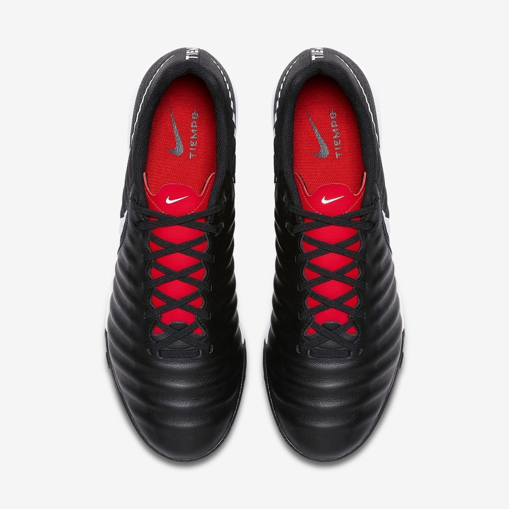 Men's TiempoX Legend VII Academy TF Soccer Cleats - Black/Light Crimson/Pure Platinum - AH7243-006-NIKE by Nike | Available at Niky's Sports