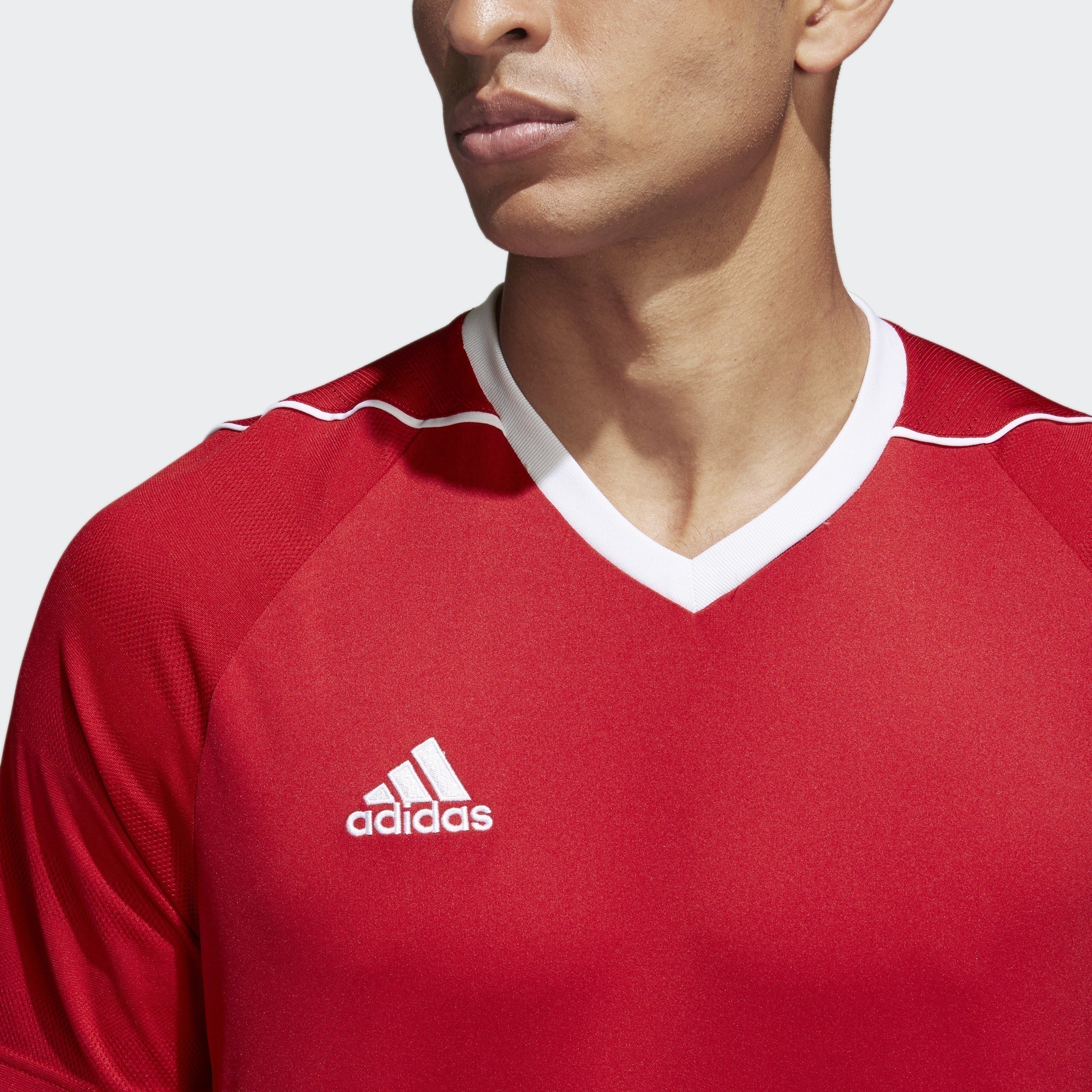Tiro 17 Jersey-Power Red / White - S99146-ADIDAS by Adidas | Available at Niky's Sports