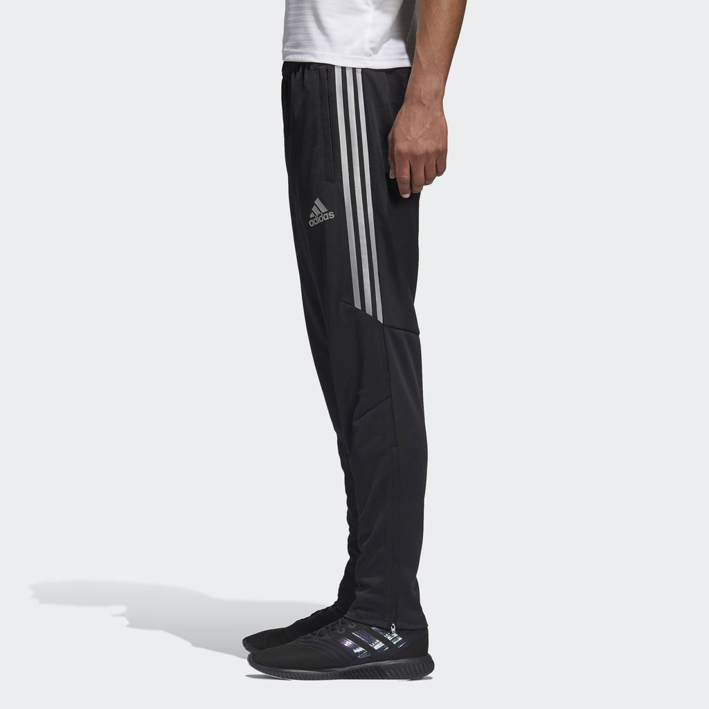 Men's Tiro 17 Training Pants - Black/Silver - DM2798-ADIDAS by Adidas | Available at Niky's Sports