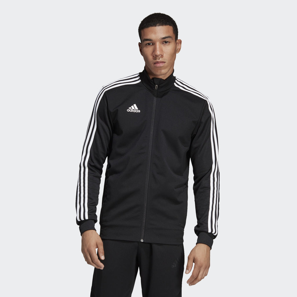 Men's Tiro 19 Training Jacket - Black/White - DJ2594-ADIDAS by Adidas | Available at Niky's Sports