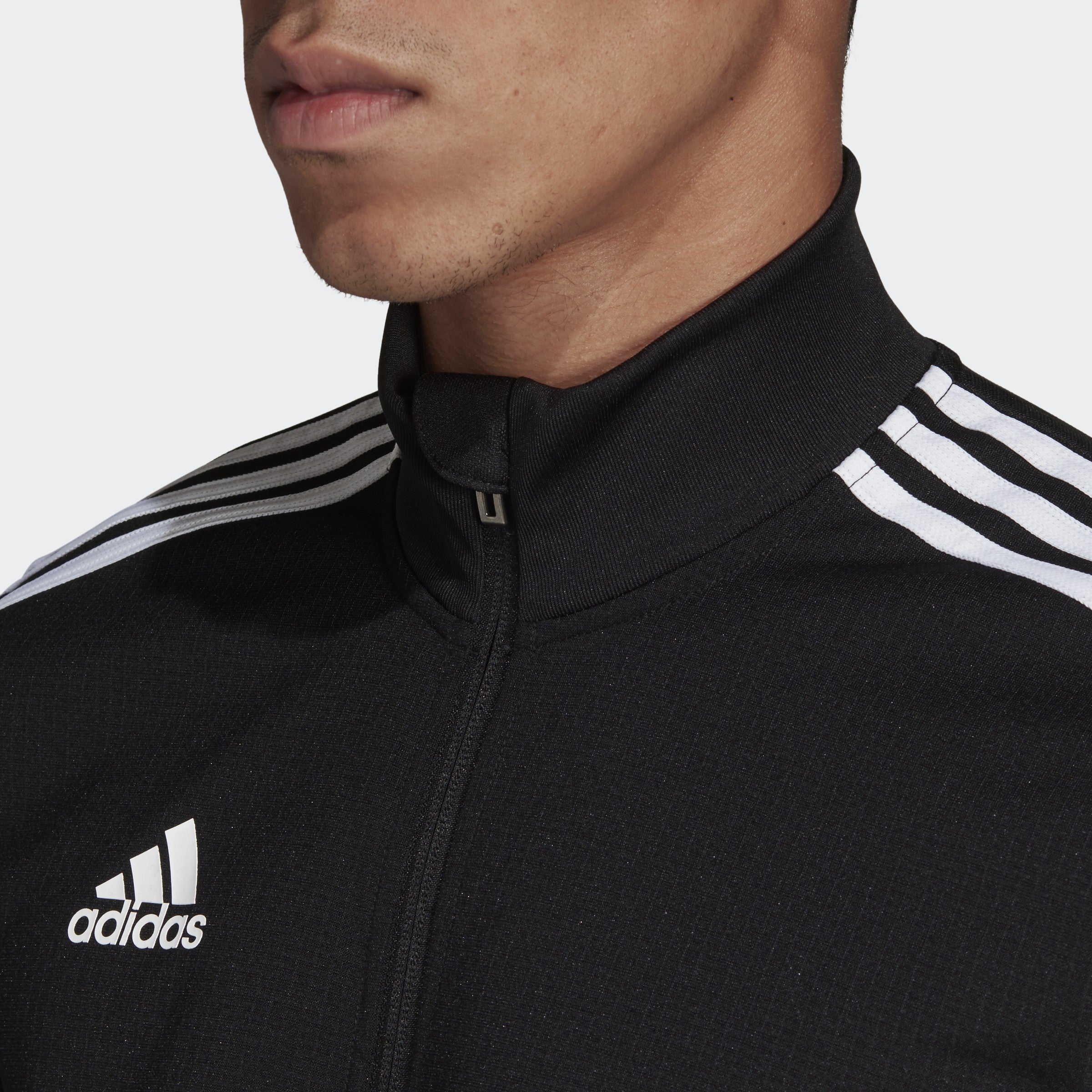 Men's Tiro 19 Training Jacket - Black/White - DJ2594-ADIDAS by Adidas | Available at Niky's Sports