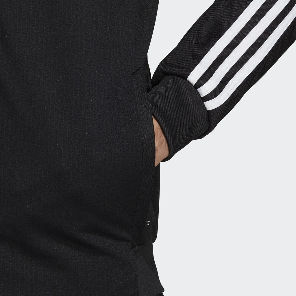 Men's Tiro 19 Training Jacket - Black/White - DJ2594-ADIDAS by Adidas | Available at Niky's Sports