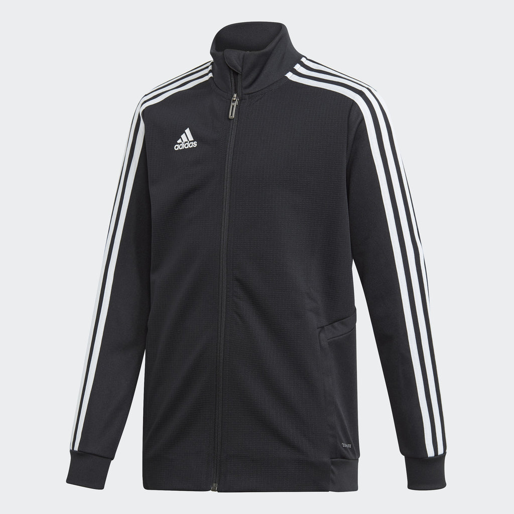 Kid's Tio 19 Training Jacket - Black/White