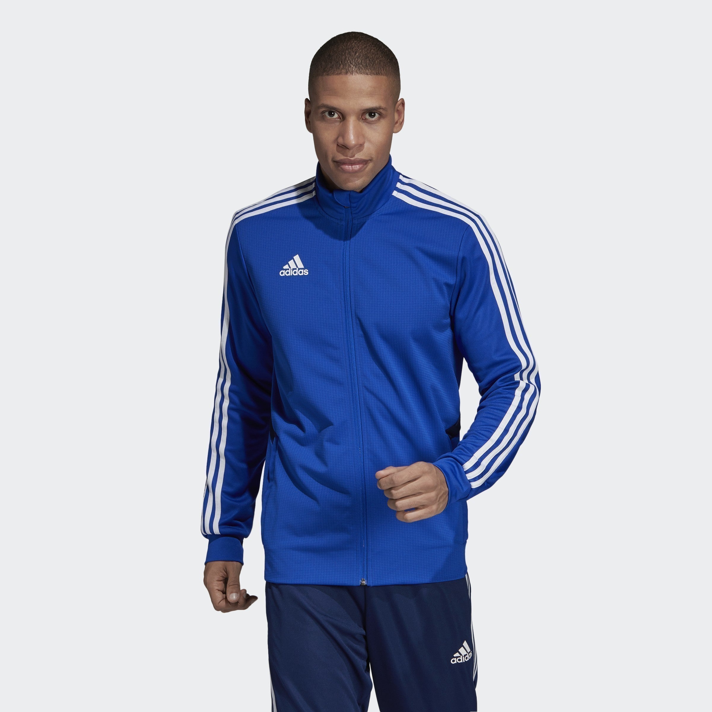 Men's Tiro 19 Training Jacket - Bold Blue/Dark Blue/White