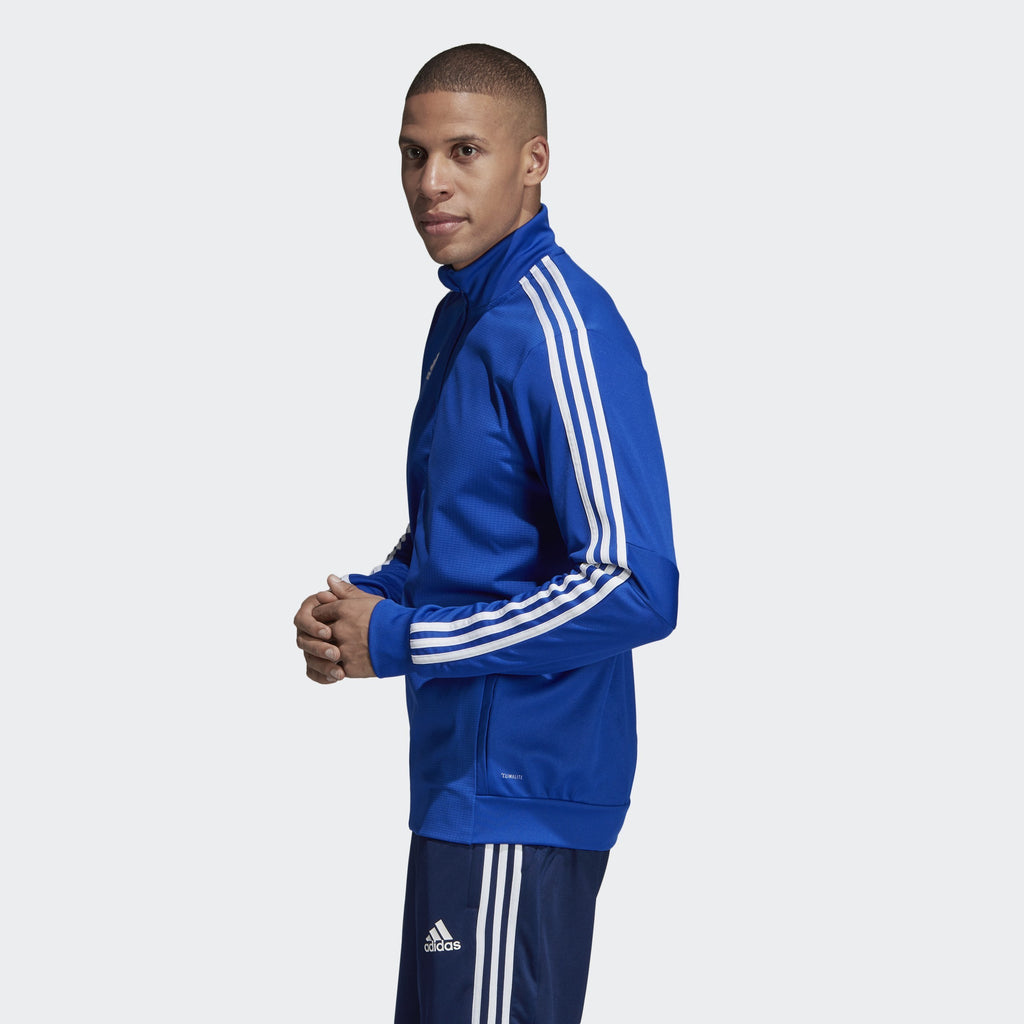 Men's Tiro 19 Training Jacket - Bold Blue/Dark Blue/White - DT5271-ADIDAS by Adidas | Available at Niky's Sports