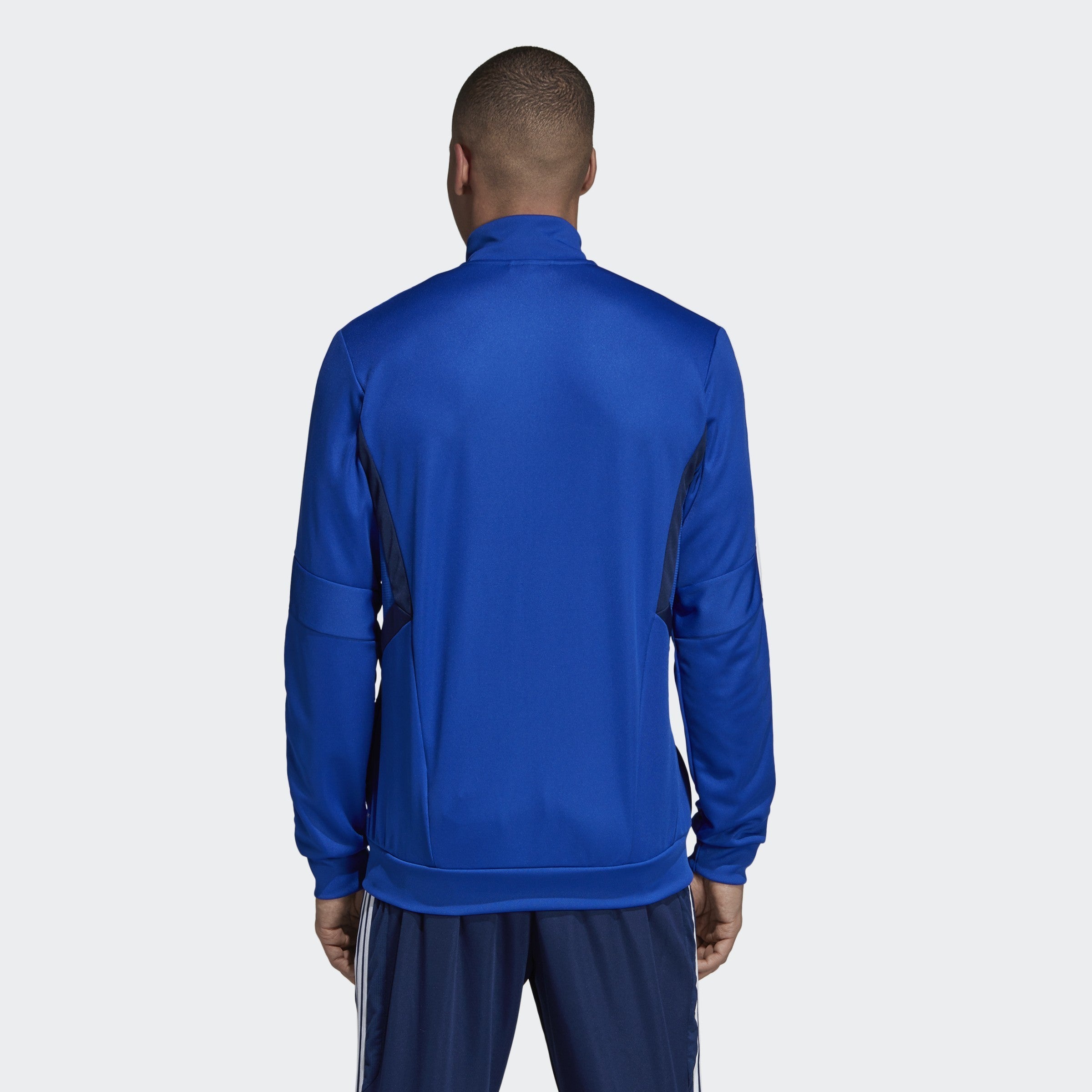 Men's Tiro 19 Training Jacket - Bold Blue/Dark Blue/White - DT5271-ADIDAS by Adidas | Available at Niky's Sports
