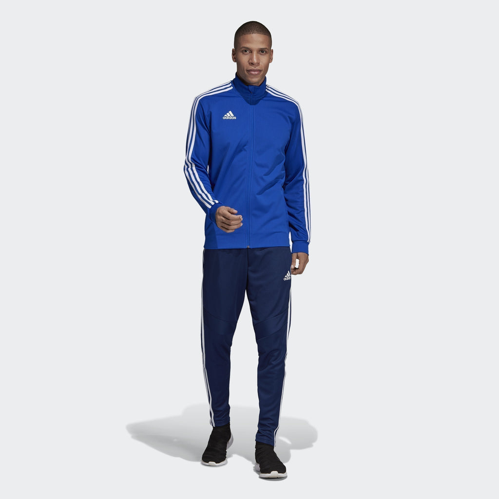 Men's Tiro 19 Training Jacket - Bold Blue/Dark Blue/White - DT5271-ADIDAS by Adidas | Available at Niky's Sports