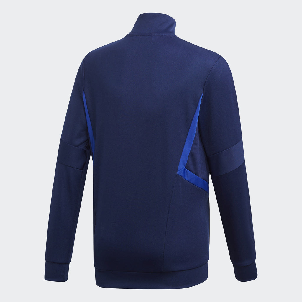 Kid's Tiro 19 Training Jacket - Blue/Bold Blue/White - DT5275-ADIDAS by Adidas | Available at Niky's Sports