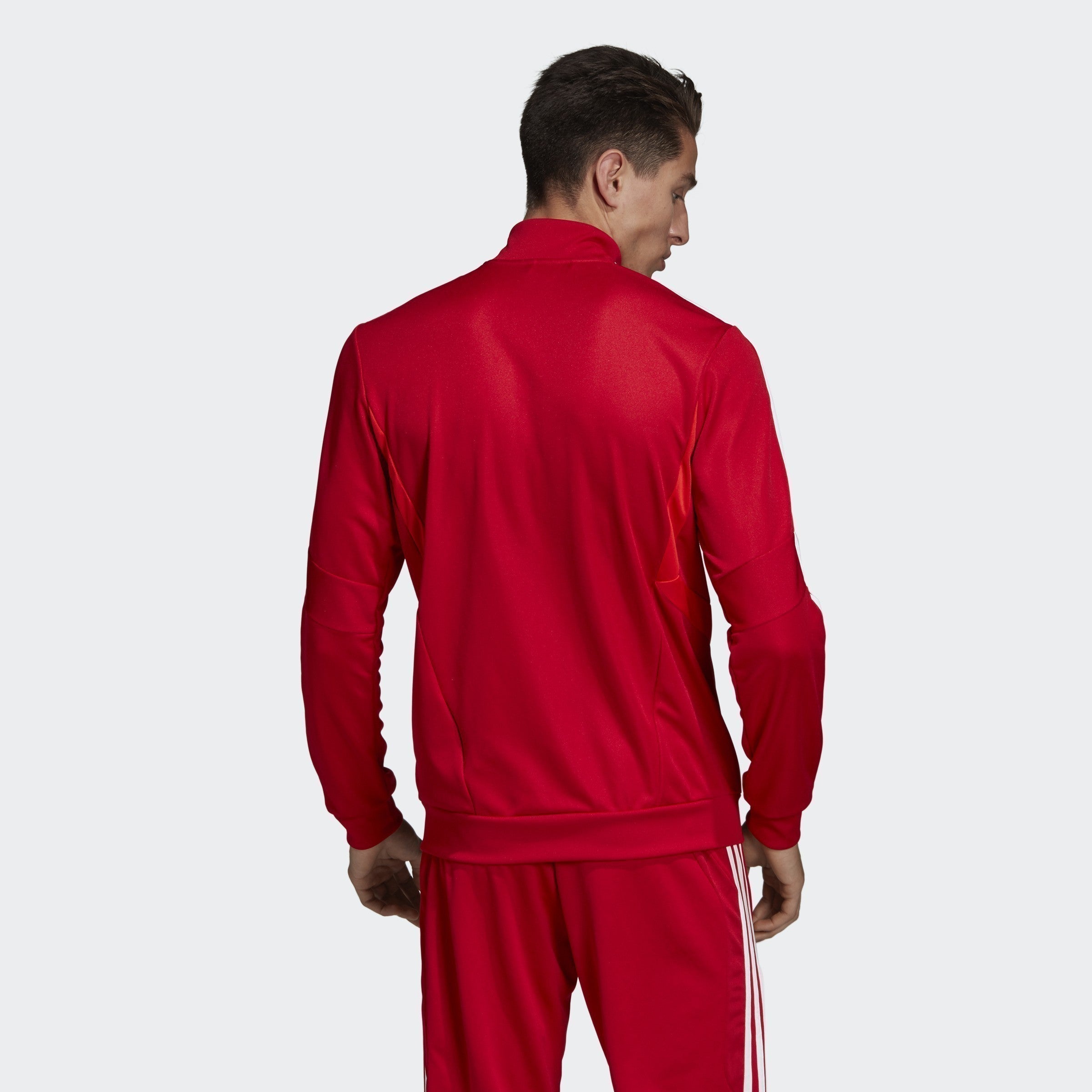Men's Tiro 19 Training Jacket - Power Red/White - D95953-ADIDAS by Adidas | Available at Niky's Sports