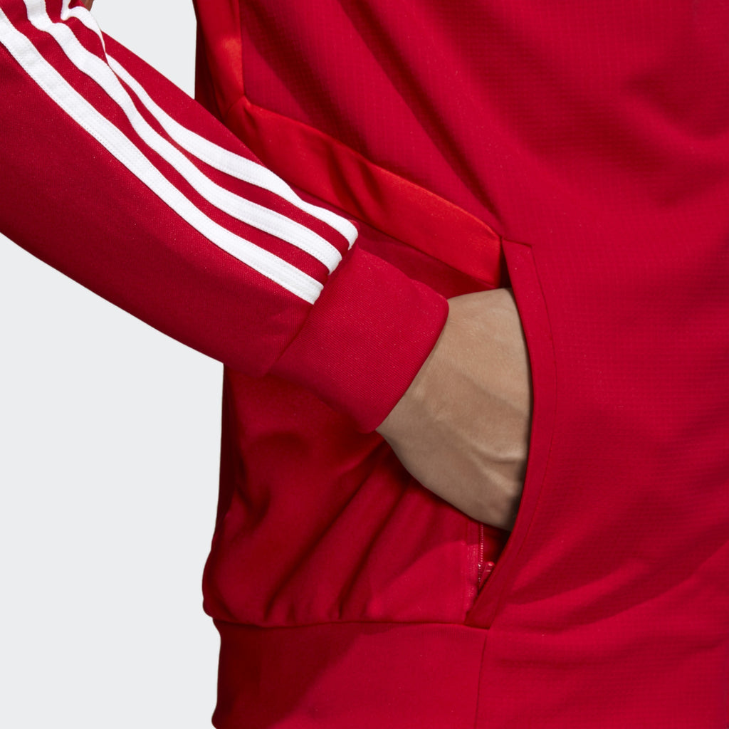 Men's Tiro 19 Training Jacket - Power Red/White - D95953-ADIDAS by Adidas | Available at Niky's Sports