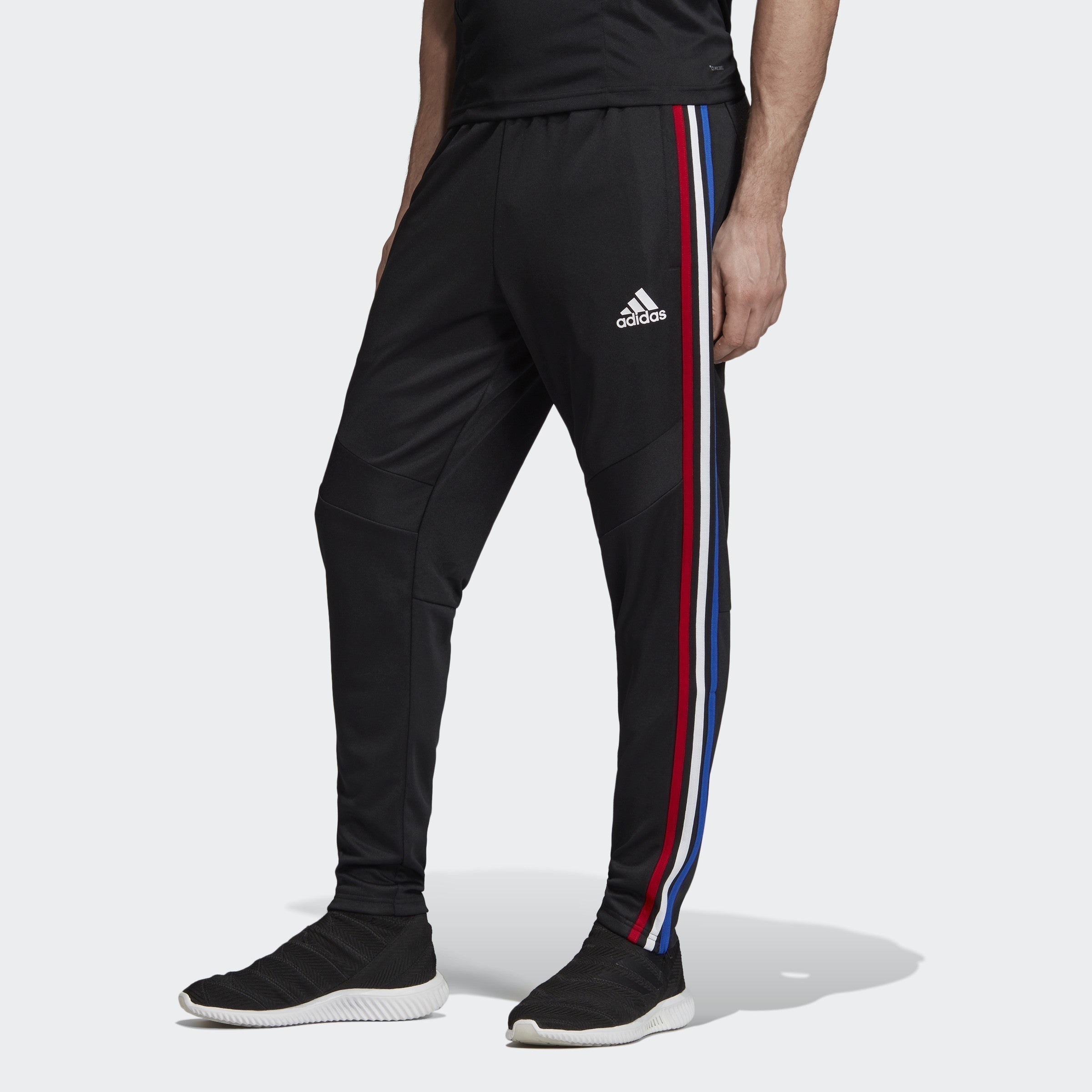 Men\'s 19 Black/Power Training Pants Tiro Red/White/Bold Blue -