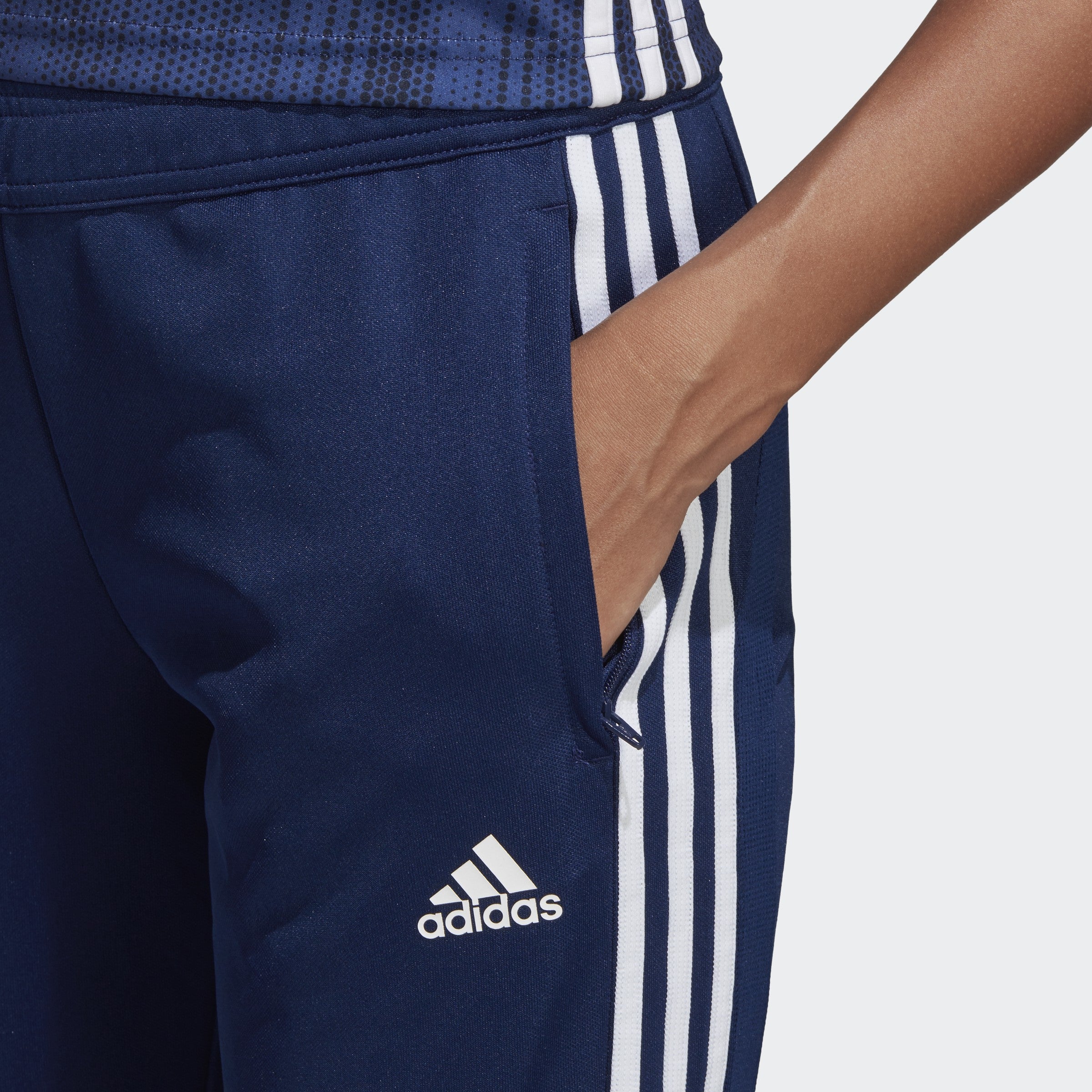 Women's Tiro 19 Training Pants - Blue/White - DT5984-ADIDAS by Adidas | Available at Niky's Sports