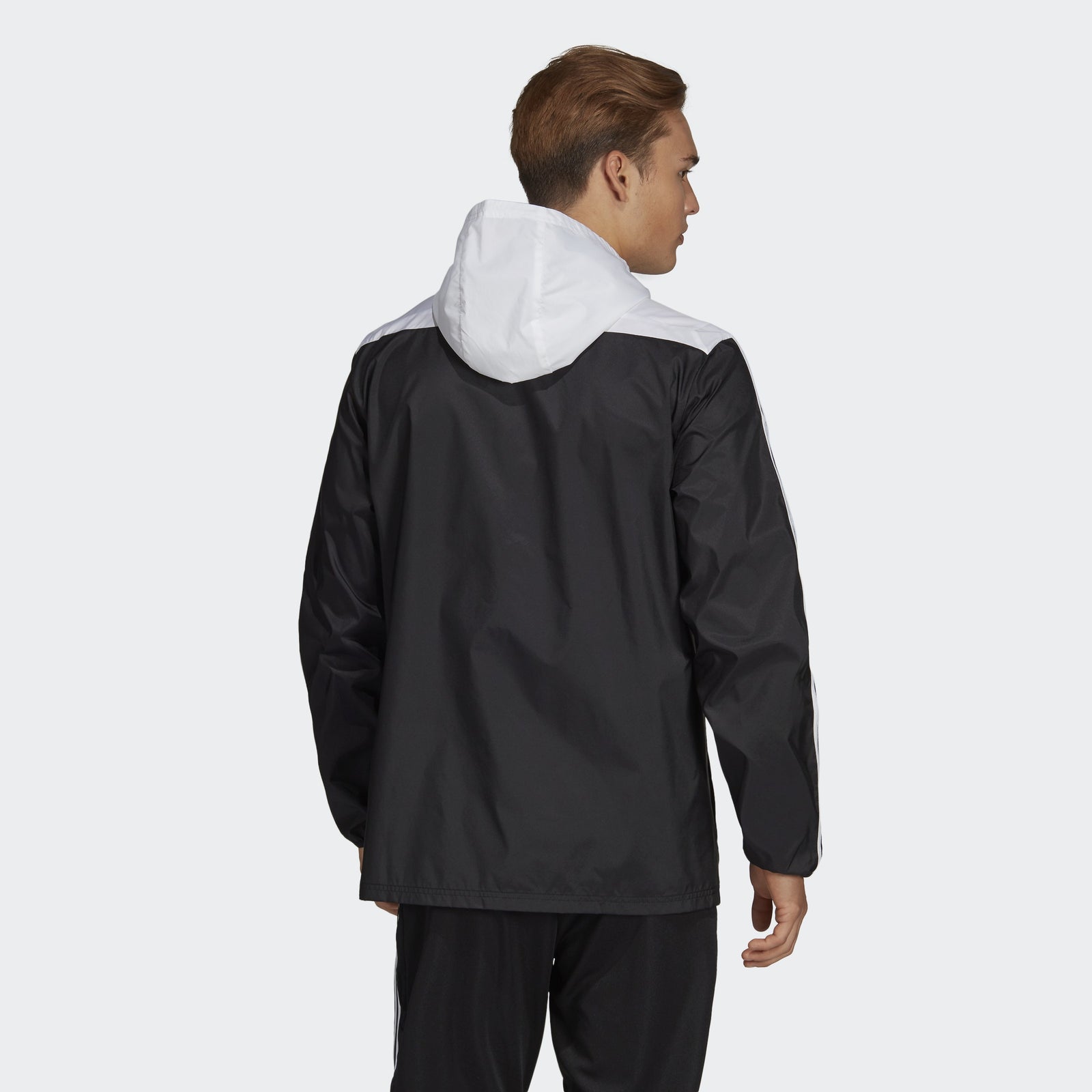 Men's AFS Tiro Windbreaker - Black/White - DY0096-ADIDAS by Adidas | Available at Niky's Sports