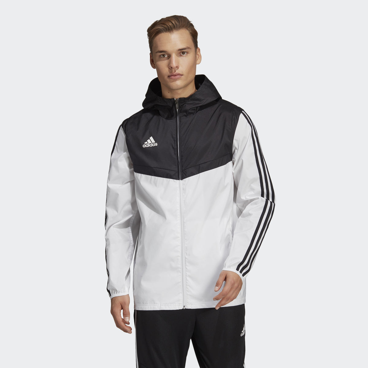 Men's AFC Tiro Windbreaker - White/Black
