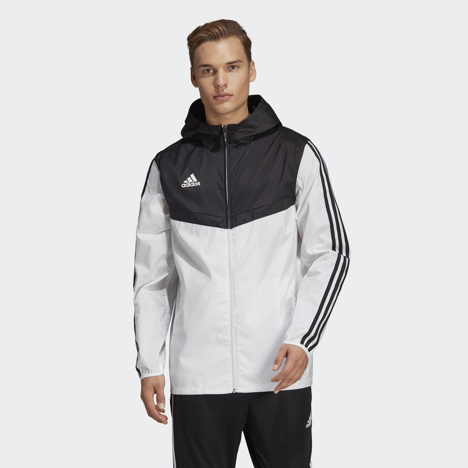 Men's AFC Tiro Windbreaker - White/Black