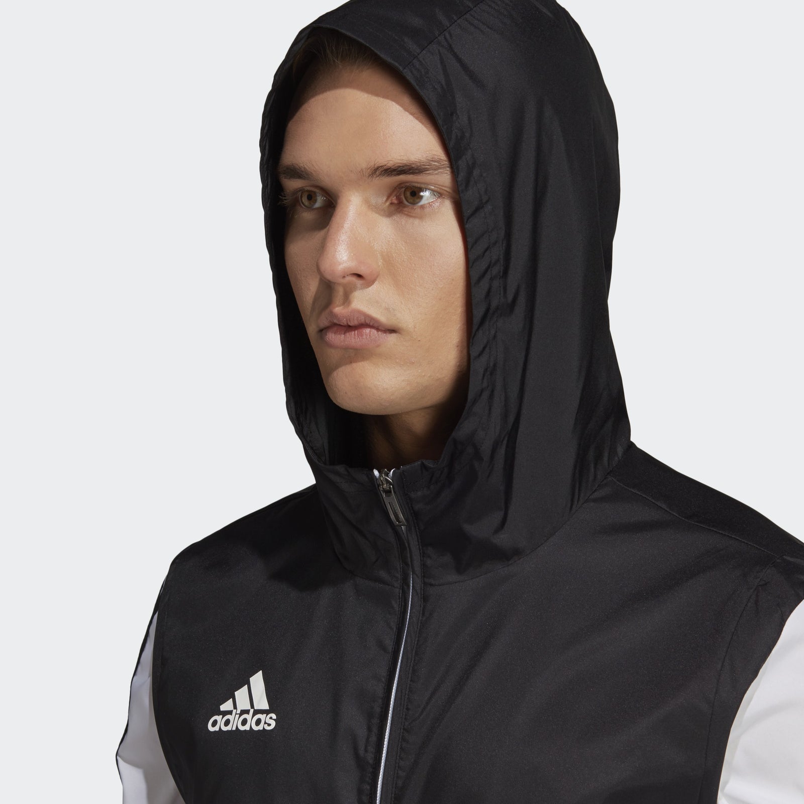 Men's AFC Tiro Windbreaker - White/Black