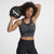 Women's Pro Hypercool Cropped Training Tank - Black/ Heather/ White - 889627-011-NIKE by Nike | Available at Niky's Sports