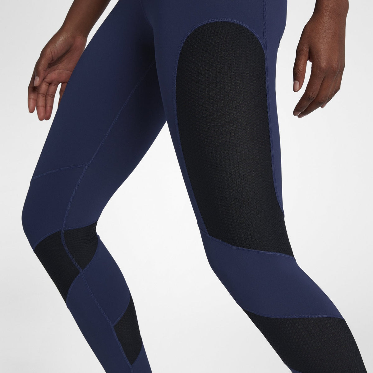 Women s Power Training Tights Binary Blue Black