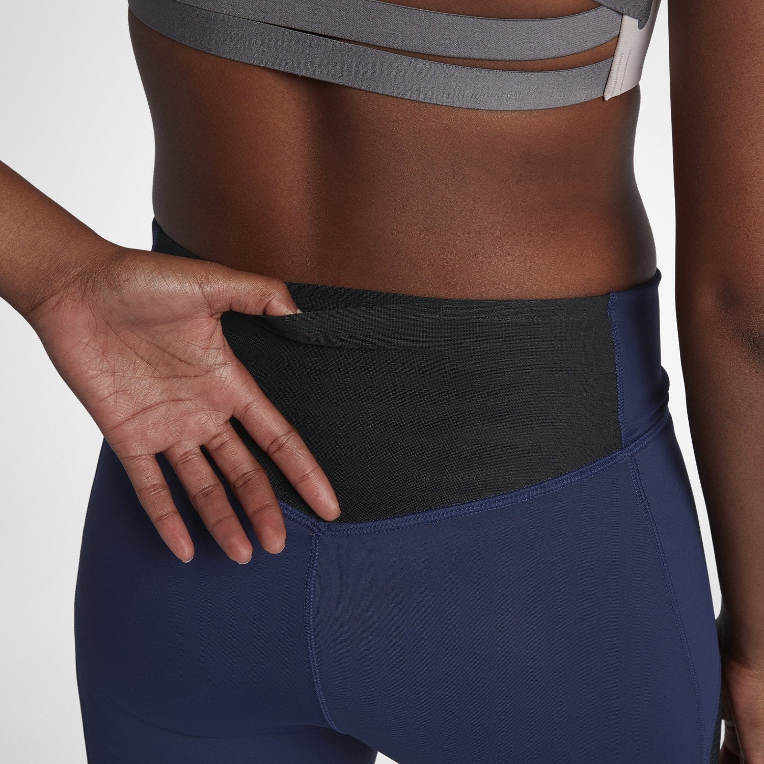 Women's Power Training Tights - Binary Blue/ Black - 890668-429-NIKE by Nike | Available at Niky's Sports