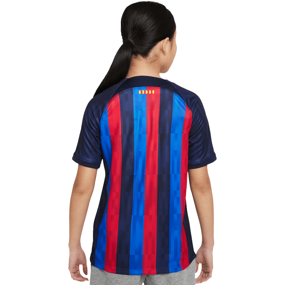 Nike FC Barcelona 2022/23 Stadium Home Soccer Jersey Youth