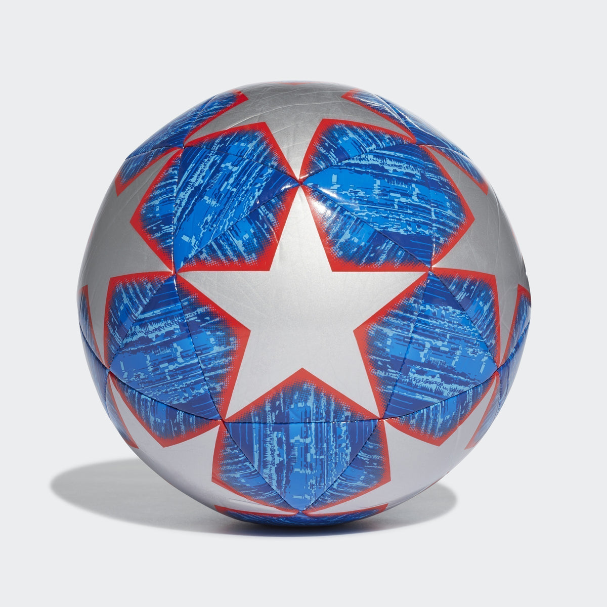 UCL Finale Madrid Capitano Ball - Silver Metallic/Bold Blue/Football Blue/Light Blue