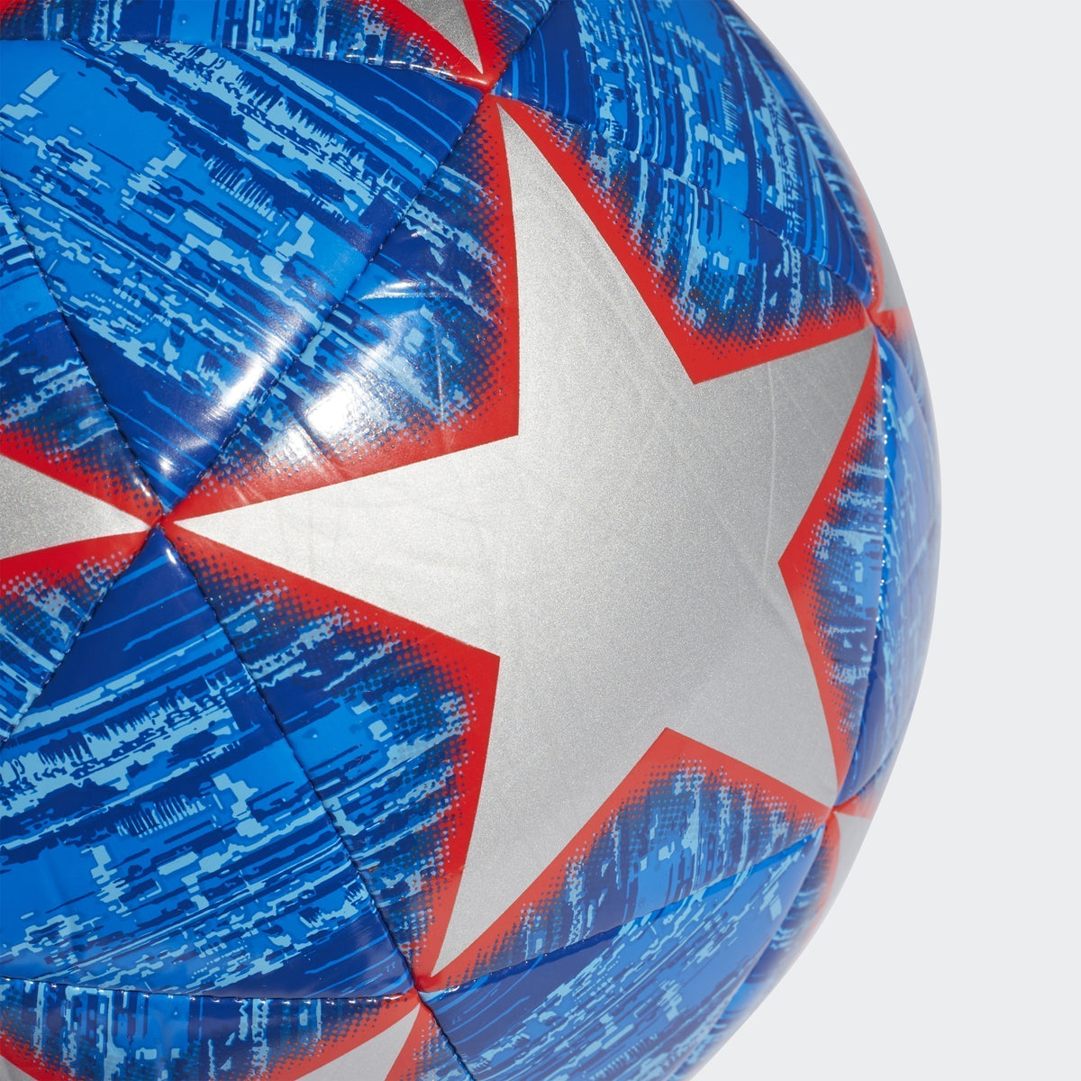 UCL Finale Madrid Capitano Ball - Silver Metallic/Bold Blue/Football Blue/Light Blue