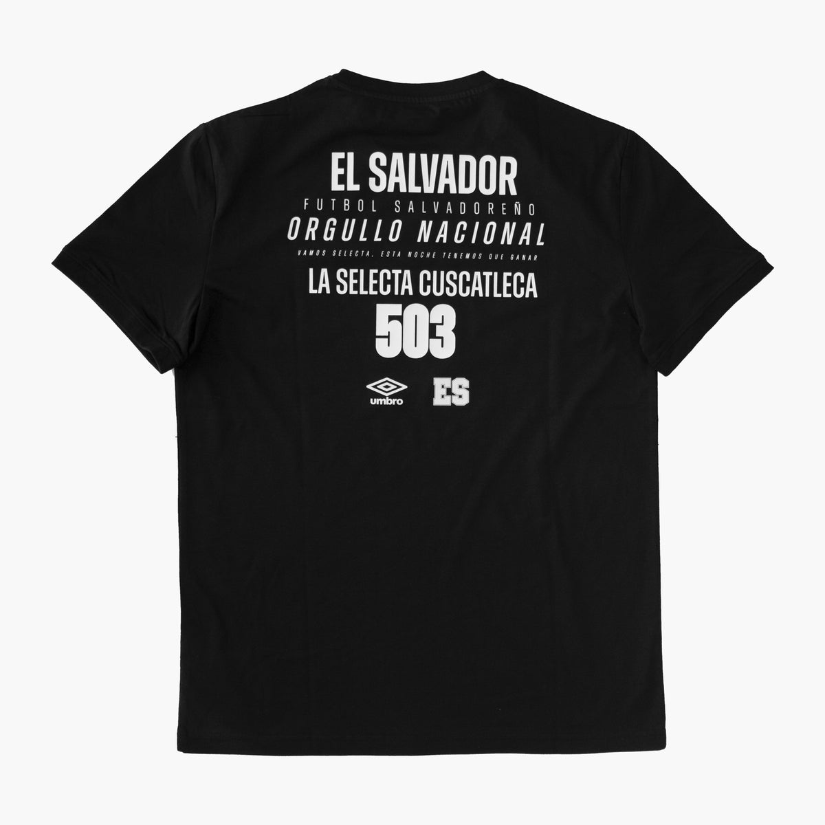 Umbro Men's El Salvador La Selecta Graphic Tee Black - UUM1ESTS52202-UAU-UMBRO by Umbro | Available at Niky's Sports