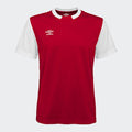Men's Block Jersey - Red - UUM1UAL0-UDG-UMBRO by Umbro | Available at Niky's Sports