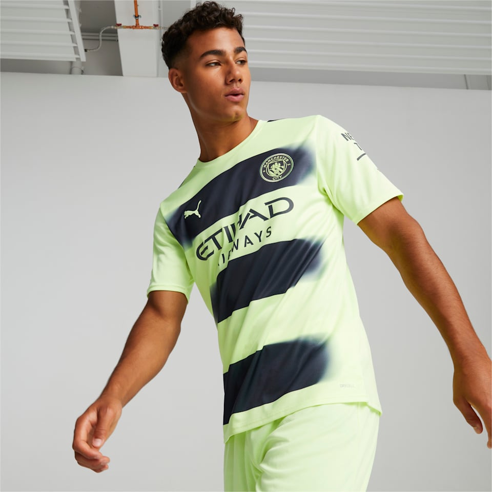 ウェア PUMA MCFC 3rd Jersey Replica LS 3XL PUMA Men's Replica Manchester City Third Jersey 22/23 Size