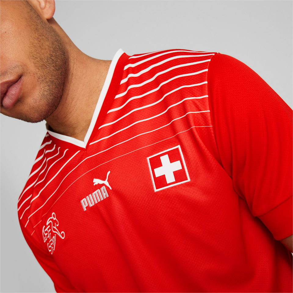 Puma Switzerland Home World Cup Jersey 2022 Men's