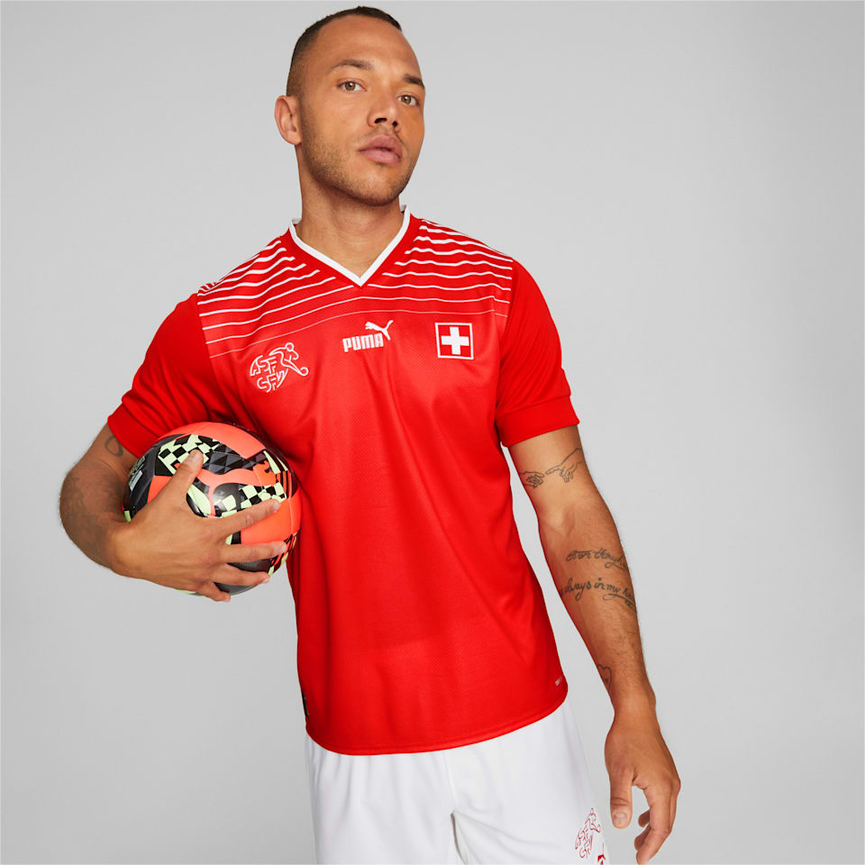 Puma Switzerland Home World Cup Jersey 2022 Men's