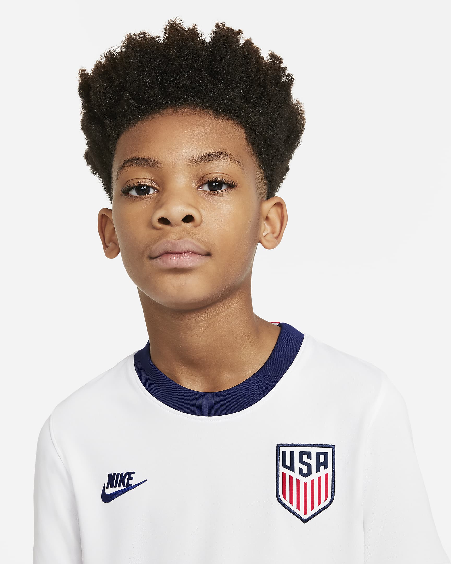 Youth USA Home Jersey 2021 - CD1060-100-NIKE by Nike | Available at Niky's Sports