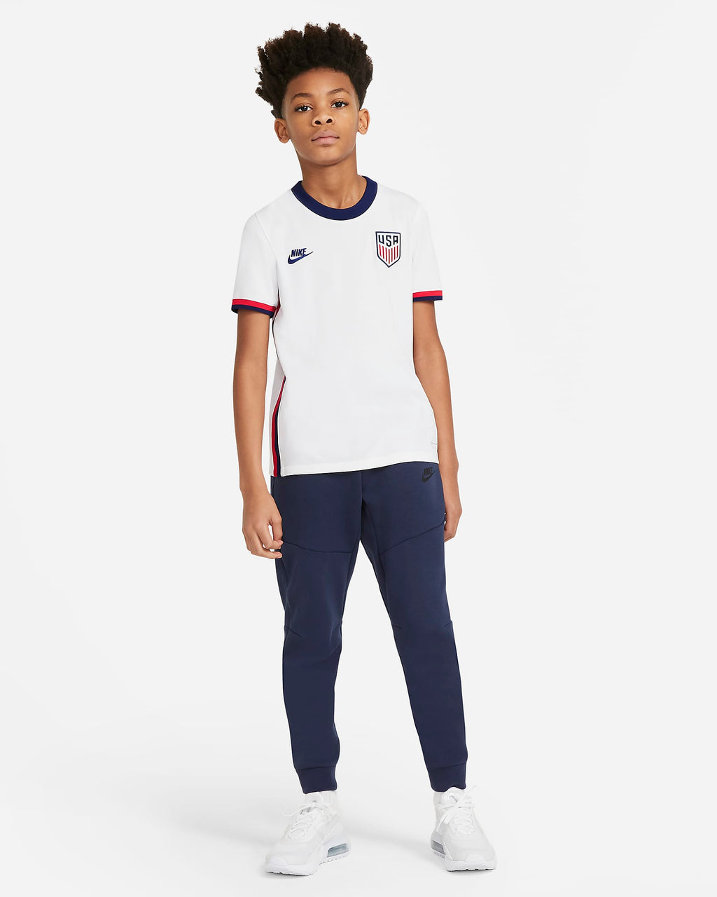 Youth USA Home Jersey 2021 - CD1060-100-NIKE by Nike | Available at Niky's Sports