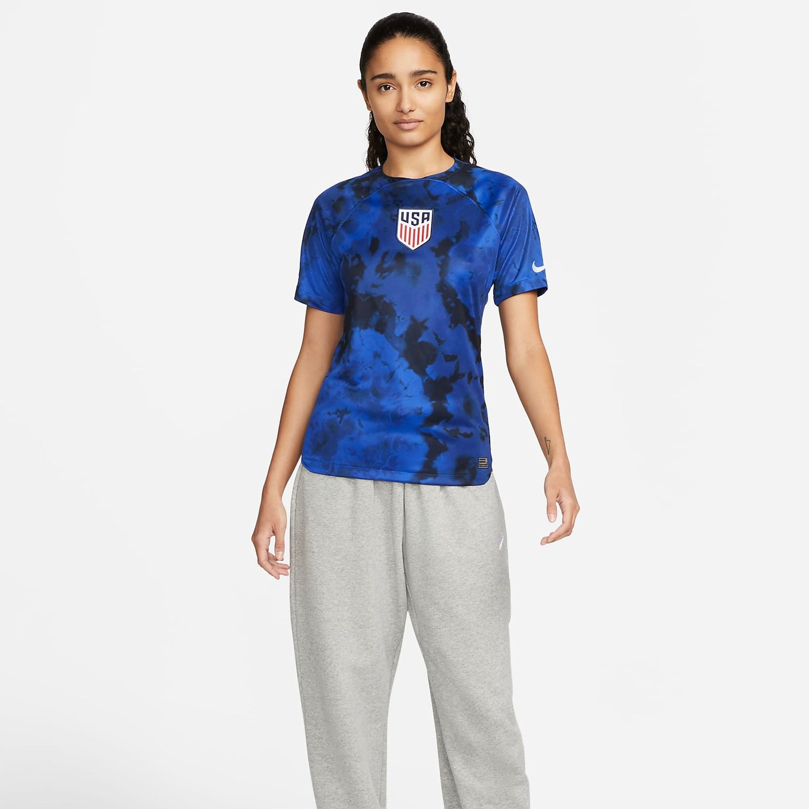 Nike Women's USA Away Soccer Jersey 2022 - DN0777-453-NIKE by Nike | Available at Niky's Sports