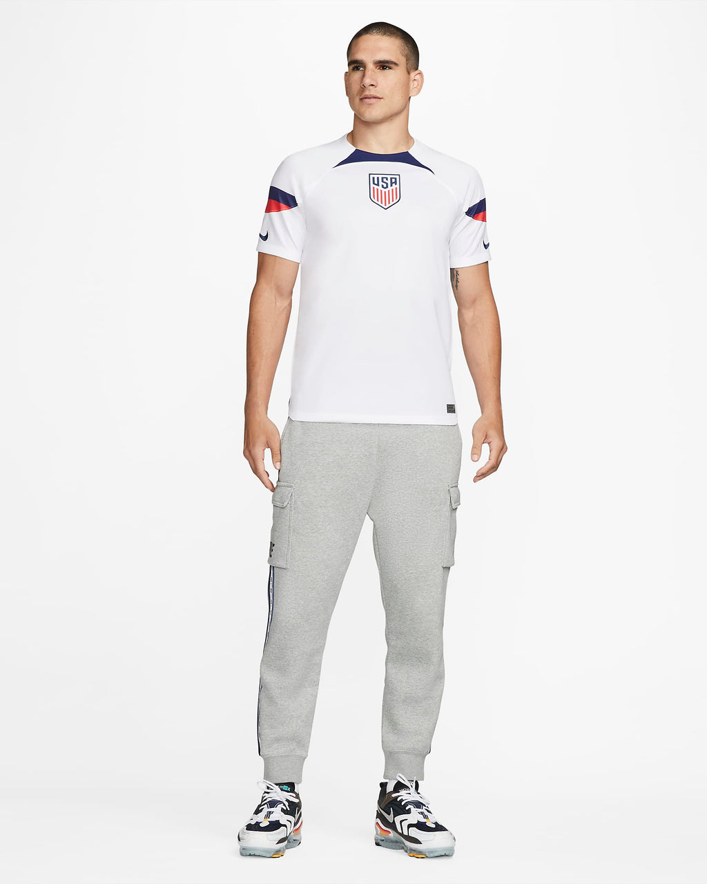 Nike U.S. 2022/23 Stadium Home Men's Nike Dri-FIT Soccer Jersey - DN0706-101-NIKE by Nike | Available at Niky's Sports
