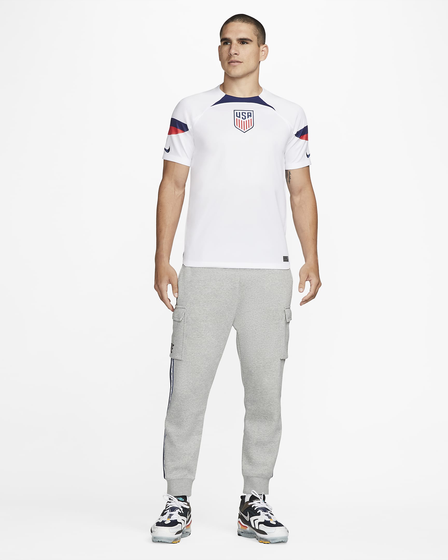 Nike U.S. 2022/23 Stadium Home Men's Nike Dri-FIT Soccer Jersey - DN0706-101-NIKE by Nike | Available at Niky's Sports