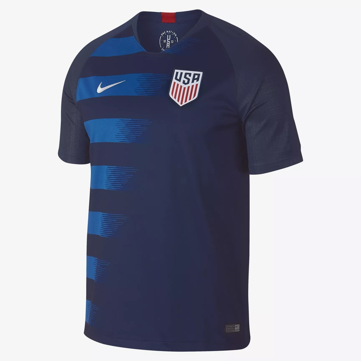 Men&#39;s U.S. 2018 Away Soccer Jersey - Navy/Blue/White - 893901-410-NIKE by Nike | Available at Niky&#39;s Sports