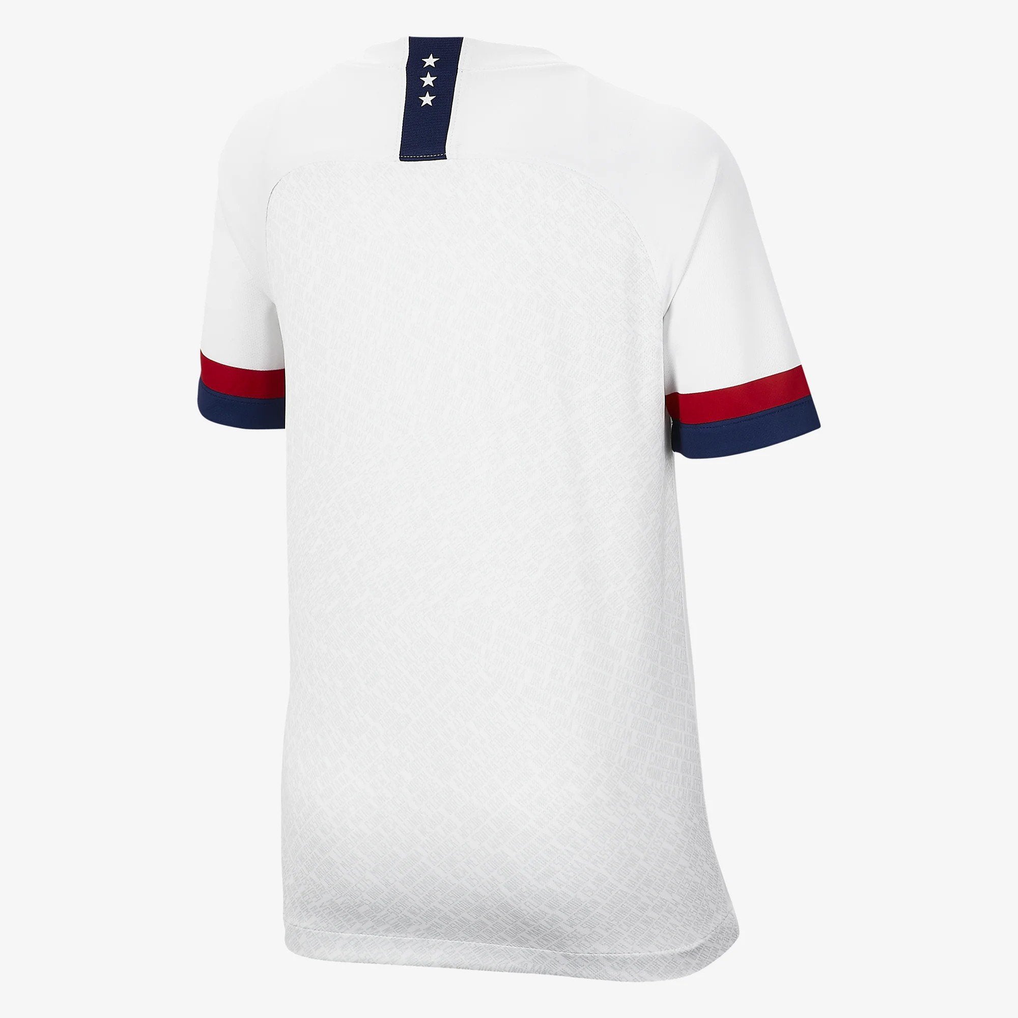 Kid's USA 2019 4-Star Home Jersey - White/Blue Void/Blue Void/University Red